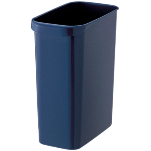TANOSEE くず入れ 角型 12L ダークブルー 1個