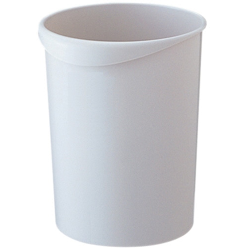 TANOSEE くず入れ 丸型 12L グレー 1個