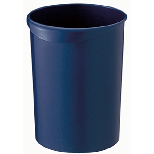TANOSEE くず入れ 丸型 8L ダークブルー 1個