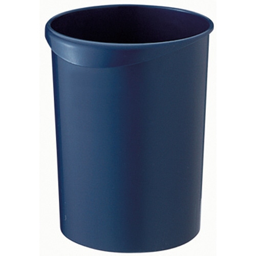 TANOSEE くず入れ 丸型 12L ダークブルー 1個