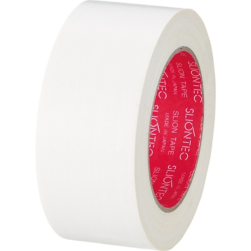 スリオンテック カラー布テープ 50mm×25m 厚み約0.24mm 白 343702WH 1巻
