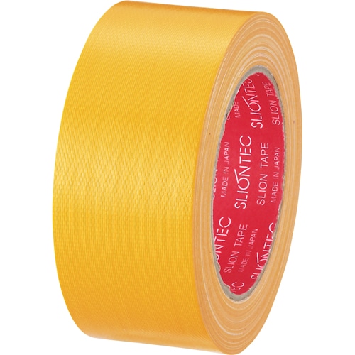 スリオンテック カラー布テープ 50mm×25m 厚み約0.24mm 黄 343702KL 1巻