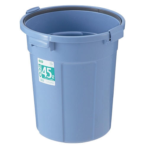TANOSEE エコポリペール 丸型 45L 本体 ブルー 1個