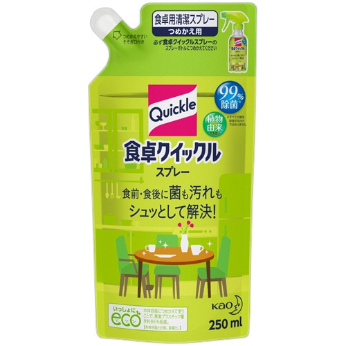 花王 食卓クイックル スプレー 詰替用 250mL 1本