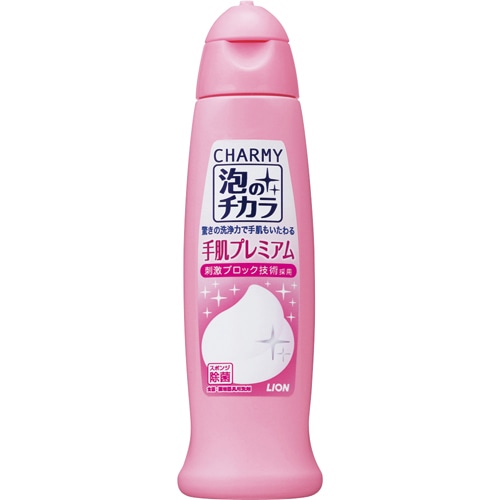 ライオン CHARMY泡のチカラ 手肌プレミアム 本体 240mL 1本