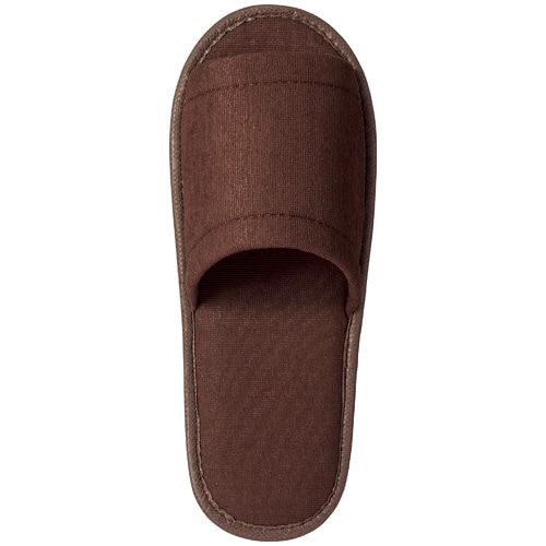 三和　使い捨てスリッパ　個包装　超特大　ブラウン　ＳＹＺＲ－３０ＢＲ　１パック（１０足）