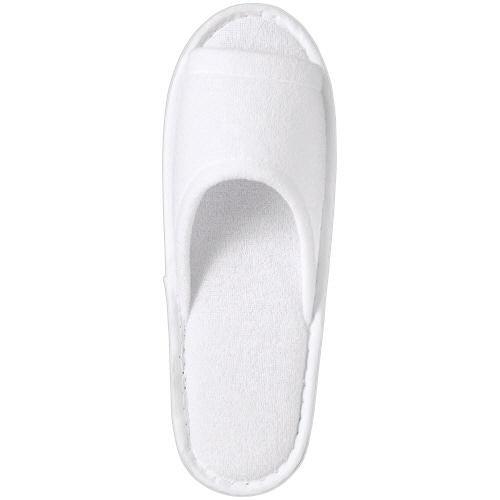 三和　使い捨てスリッパ　布製巾着入　ホワイト　Ｊ－１７　１パック（１０足）