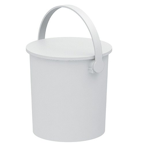 ＪＥＪアステージ　フェルマー　座れる丸型収納（座れるバケツ）　約１０Ｌ　ホワイト　６５００２１　１個