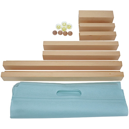 三和製作所　玉転がし木製レール「モクレール」　Ｓ３８７８－４８　１セット