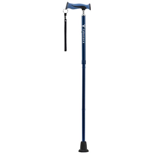 竹虎　バンブーステッキ　折りたたみ杖　スリムネック　ネイビー　１本