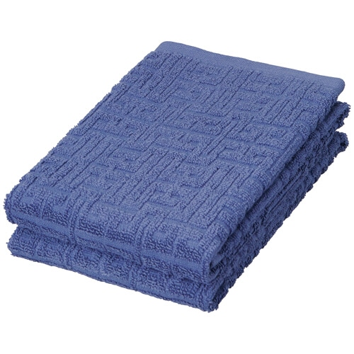 林　バラエティカラー　フェイスタオル　ネイビー　ＦＯ８０１４０９　１パック（２枚）