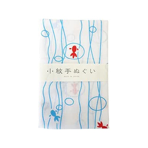 林　小紋手ぬぐい　Ｎｏ．３８　リュウキン　ＺＥ９９６０３８　１枚