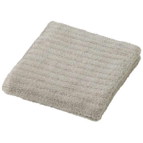 丸眞　インド　フラッフィーブランケット　ひざ掛け　グレー　１枚