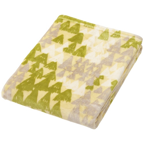 丸眞　ポルク「メッツァイエロー」　ハーフ毛布　１枚