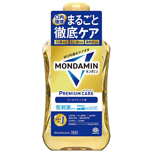 アース製薬　モンダミン　プレミアムケア　ゴールドミント　１０００ｍＬ　１本