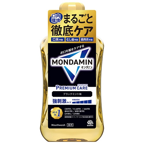 アース製薬　モンダミン　プレミアムケア　ブラックミント　１０００ｍＬ　１本