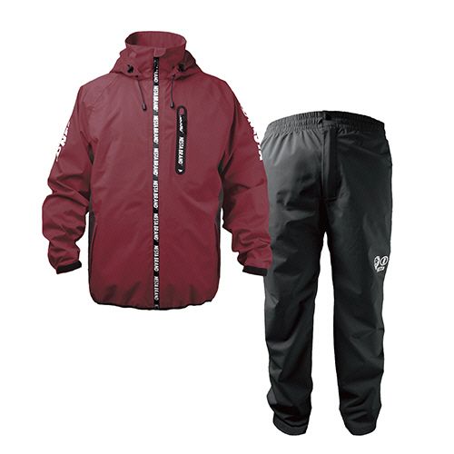 ケイワーク　ＮＥＳＴＡ　ストレッチレインスーツ　レッド　Ｌサイズ　ＮＥＲ－０１＿Ｌ（ＲＤ）　１着