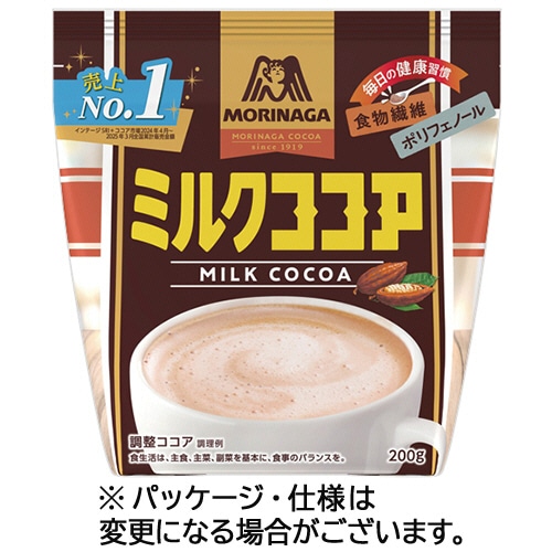 森永製菓　ミルクココア　２００ｇ　１袋