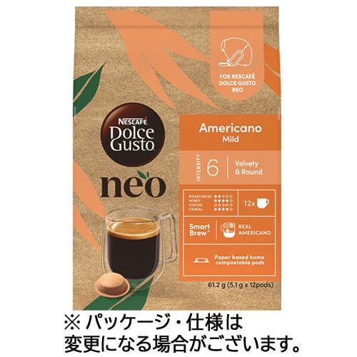 ネスレ　ネスカフェ　ドルチェ　グスト　ネオ　専用カプセル　アメリカーノ　ライトブレンド　１箱（１２杯）