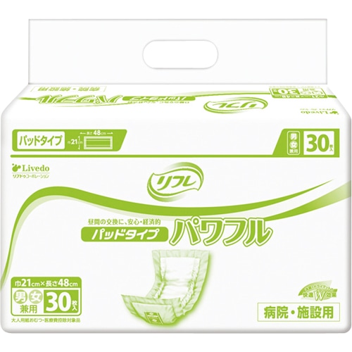 リブドゥコーポレーション リフレ パッドタイプ パワフル 1パック(30枚)