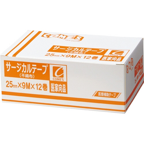 ヨック サージカルテープ 不織布タイプ 25mm×9m 1箱(12巻)