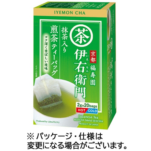 宇治の露製茶 伊右衛門 抹茶入り煎茶ティーバッグ 1箱(20バッグ)