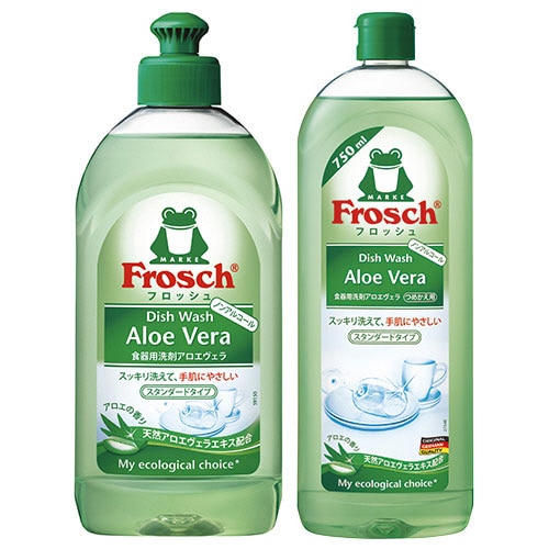 旭化成ホームプロダクツ フロッシュ 食器用洗剤 アロエヴェラ 本体+詰替セット 1セット