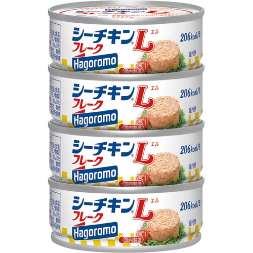はごろもフーズ シーチキンLフレーク 70g 1パック(4缶)
