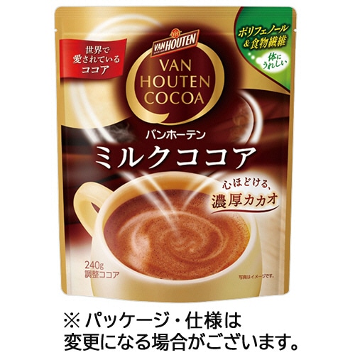 片岡物産 バンホーテン ミルクココア 240g 1袋