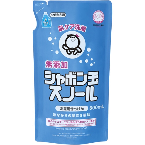 シャボン玉石けん シャボン玉スノール 詰替用 800mL 1パック