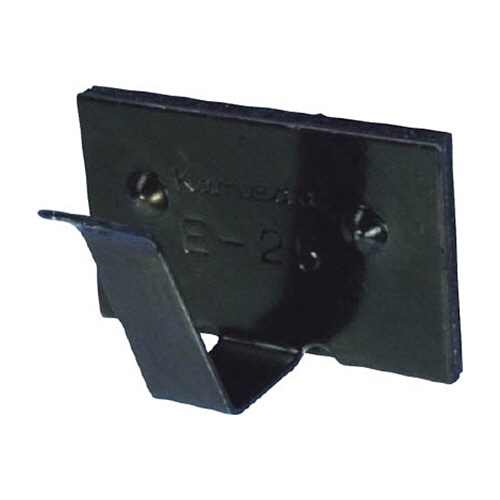 カメダデンキ 配線止め具 ハイステッカー 縦15×横25mm 黒 E-25B-100P 1パック(100個)