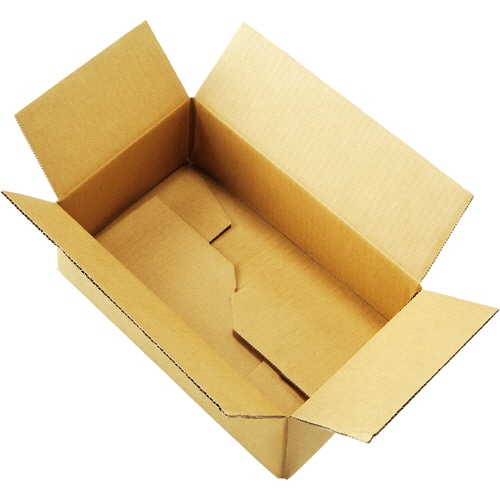 TANOSEE 宅配用ダンボール箱 ワンタッチ式 Bフルート 247×147×76mm 1パック(40枚)