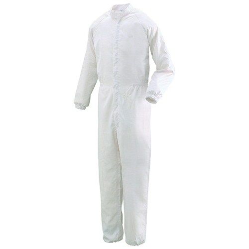 ミドリ安全　クリーンウェア　一般型クリーンスーツ　ペンポケット付　Ｃ１０３１Ｗ　ホワイト　Ｌ　Ｃ１０３１Ｗ－Ｌ　１着