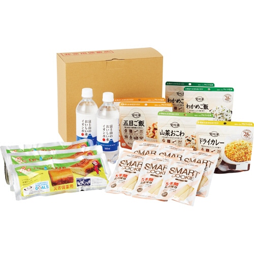 ハピラ EMERGY 3日分食料備蓄セットII A4ボックスファイル型 BCK-3DB-01-02 1セット