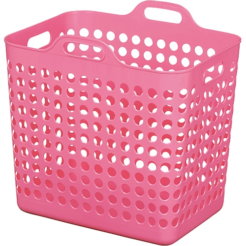 ヒマラヤ化学 ポピンズバスケット 角型 L ライトピンク NO1572LP 1個