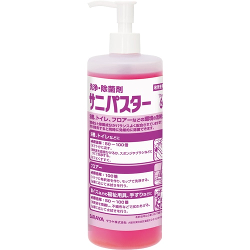 サラヤ サニパスター 480ml ポンプ付 1本