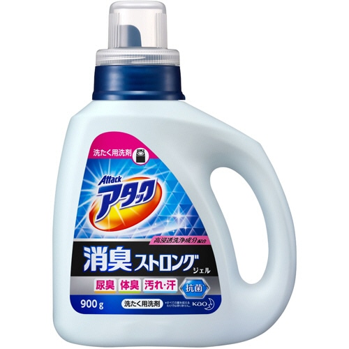 花王 アタック 消臭ストロングジェル 本体 900g 1本