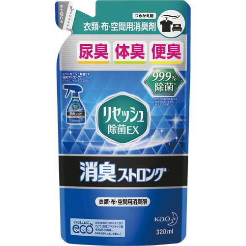 花王 リセッシュ 除菌EX 消臭ストロング つめかえ用 320mL 1パック