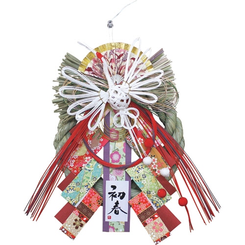 木下水引 鶴春リース WA-7502 1個