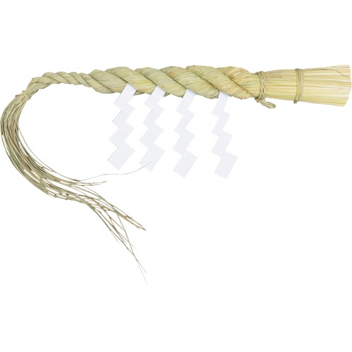 山一商店 しめ縄 2尺(袋入・白タレ付) K-42211 1個