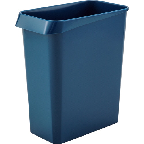 TANOSEE ダストボックス 角型 ダークブルー 1個
