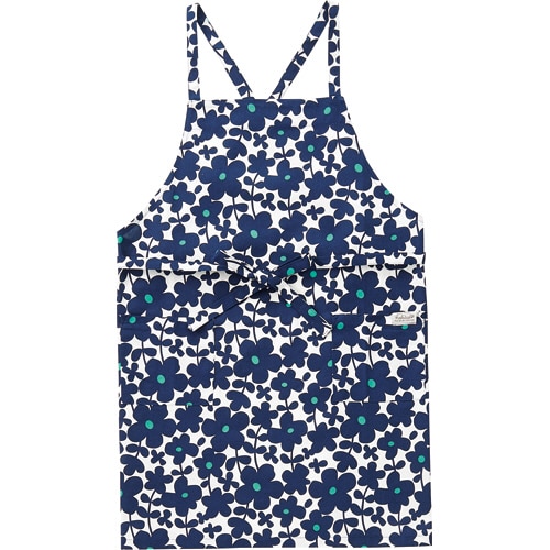 レップ エプロン セルマ ブルー 1枚