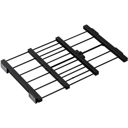 平安伸銅工業　突っ張りすき間棚　Ｗ－ＬＬ　ブラック　ＳＭＲ－２４Ｂ　１個