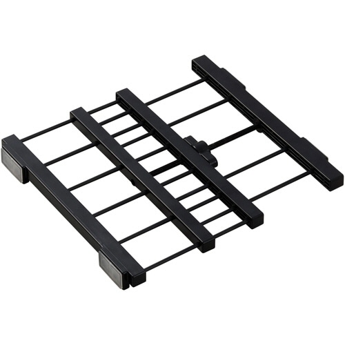 平安伸銅工業　突っ張りすき間棚　Ｗ－Ｌ　ブラック　ＳＭＲ－２３Ｂ　１個