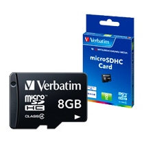 バーベイタム microSDHCカード 8GB Class4 MHCN8GYVZ1 1枚