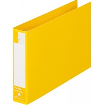 ライオン事務器　ペットファイル　Ａ５ヨコ　２穴　１８０枚収容　背幅３５ｍｍ　黄　Ｎｏ．６０－Ａ５Ｅ　１冊