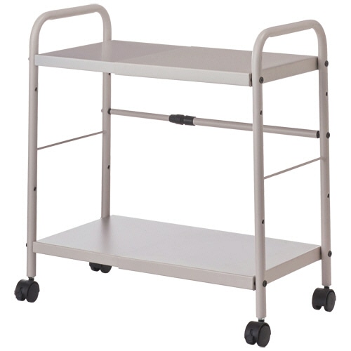 天馬 フィッツワーク デスク下伸縮式2段ラック カプチーノ 1台