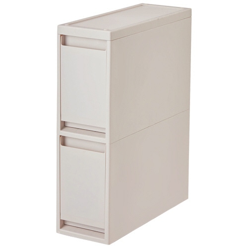 天馬 フィッツワーク A4ファイルも入るデスク下引出ケース M2段 カプチーノ 1台