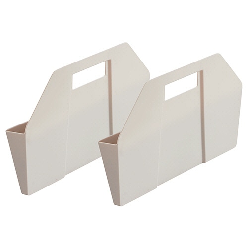 天馬 フィッツワーク 書類分類マグネットポケット カプチーノ 1パック(2個)