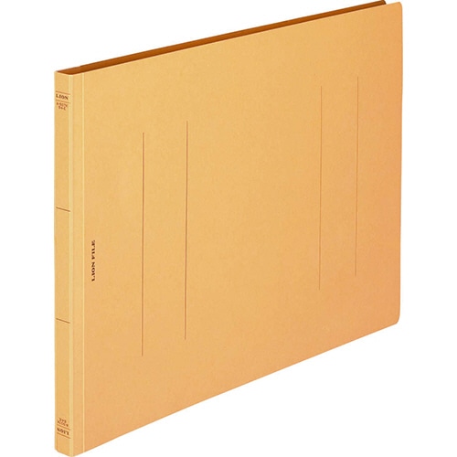 ライオン事務器 フラットファイル(環境) 樹脂押え具 B4ヨコ 150枚収容 背幅18mm 黄 A-507KB4E 1冊